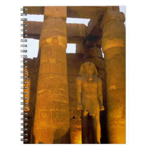 Egypt, Luxor.  Karnack Temple. Notebook