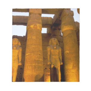 Egypt, Luxor.  Karnack Temple. Notepad