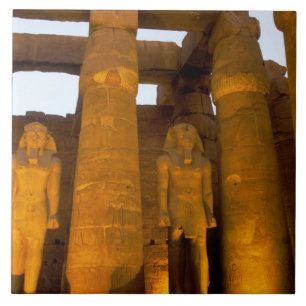 Egypt, Luxor.  Karnack Temple. Tile