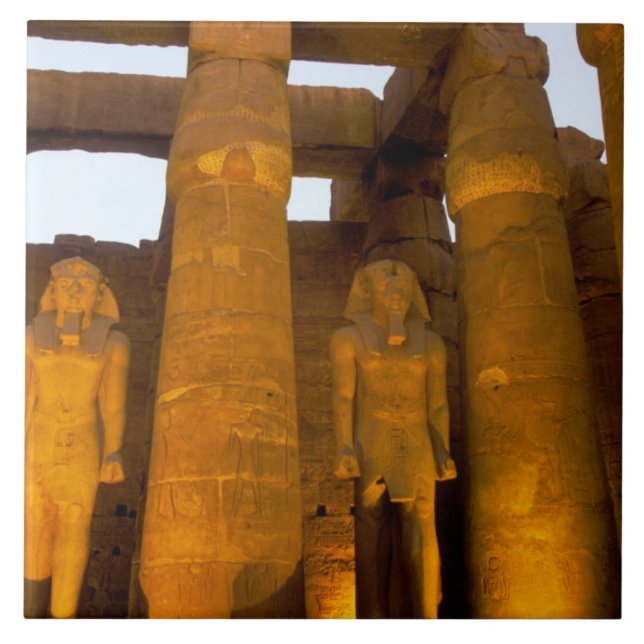Egypt, Luxor.  Karnack Temple. Tile (Front)