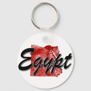 Egypt map keychain