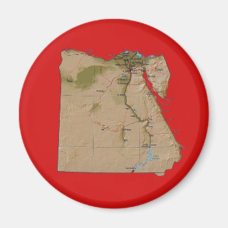Egypt Map Magnet