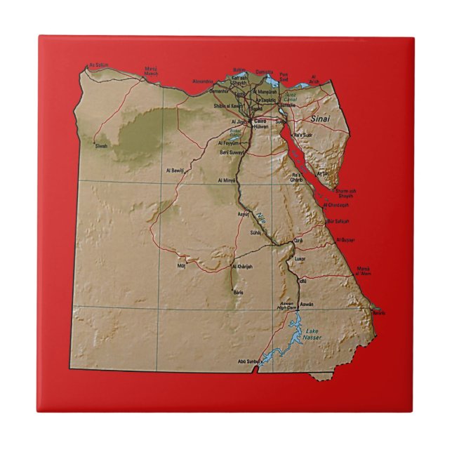 Egypt Map Tile (Front)