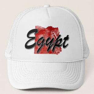 Egypt map trucker hat