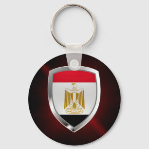 Egypt Metallic Emblem Keychain