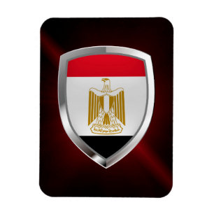 Egypt Metallic Emblem Magnet