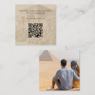 Egypt Passport QR Enclosure Card
