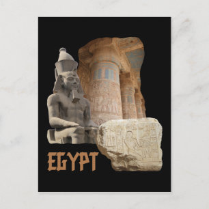 EGYPT photo collage carte postale