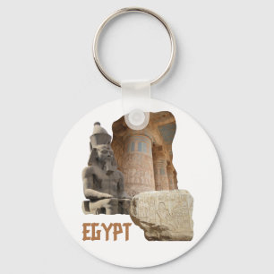 EGYPT photo collage keychain