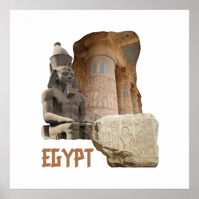 EGYPT photo collage poster (Front)