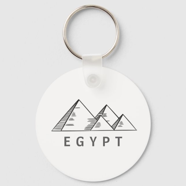 Egypt Pyramids of Giza Keychain (Front)