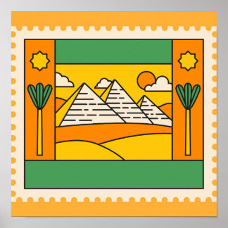 Egypt Pyramids Poster