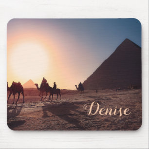 Egypt Pyramids Travel Postcard   Mouse Pad