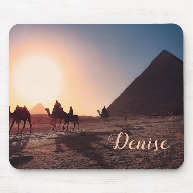 Egypt Pyramids Travel Postcard   Mouse Pad (Front)