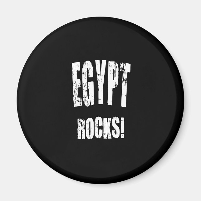 Egypt Rocks! Magnet (Front)