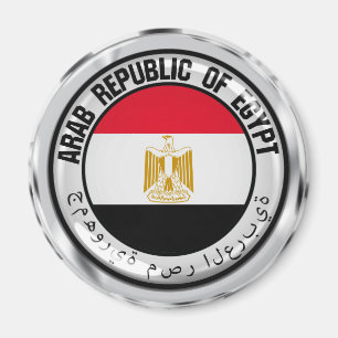 Egypt Round Emblem Magnet