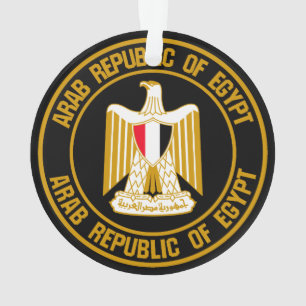 Egypt Round Emblem Ornament