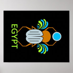 EGYPT SCARAB poster