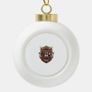 Egypt Soccer 2026 Soccer Bold Country Typography G Ceramic Ball Christmas Ornament
