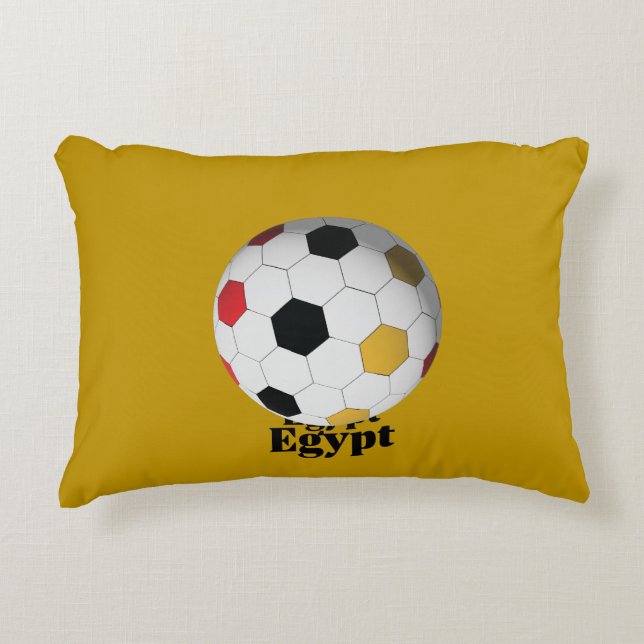 Egypt Soccer  Accent Pillow (Front)