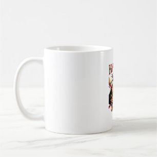 Egypt Soccer Skeleton Striker Nations Premium Spor Coffee Mug