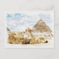 Egypt Sphinx Giza Pyramids Travelling Fine Art