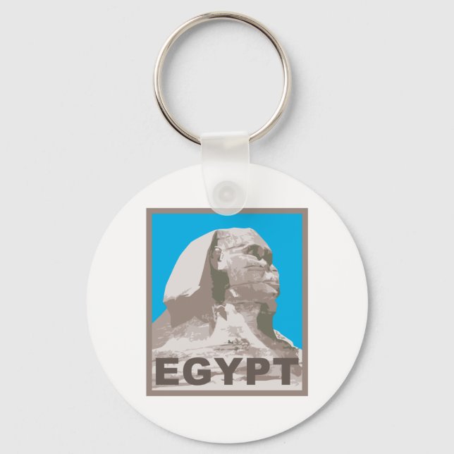 Egypt Sphinx Keychain (Front)