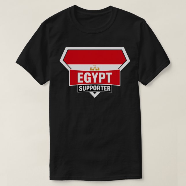 Egypt Super Flag Supporter T-Shirt (Design Front)