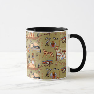Egypt Symbols Pattern Mug