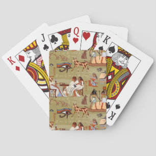 Egypt Symbols Pattern Playing Cards