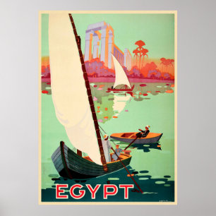 Egypt The Nile River Poster