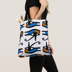 Egypt Travel   Modern Hieroglyphics Eye Horus Tote Bag