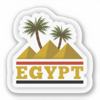 Egypt Travel Vinyl Sticker