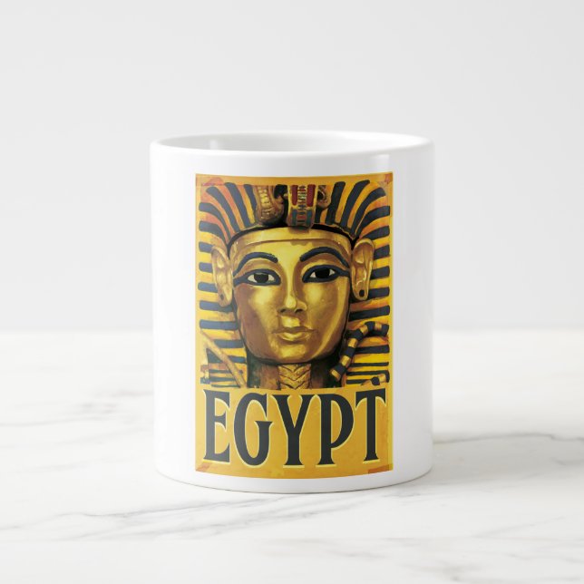 Egypt -Tutankhamun Large Coffee Mug (Front)