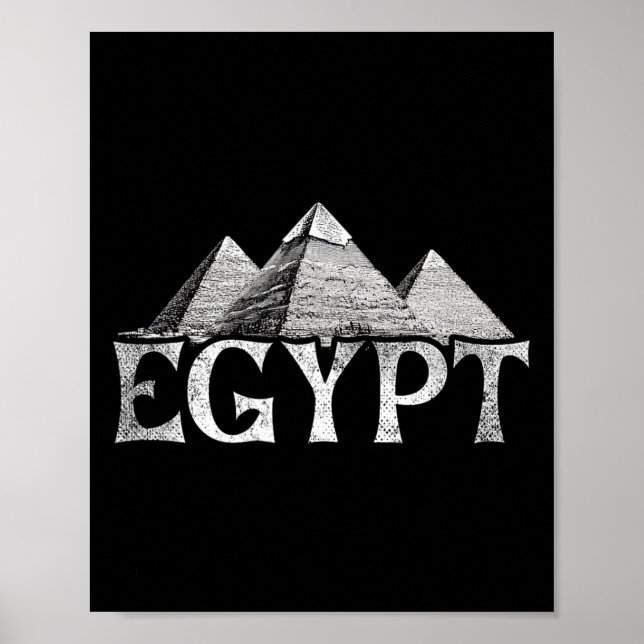 Egypt Vacation Travel Pyramids  Poster (Front)