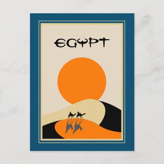 Egypt    Vintage travel Postcard (Front)