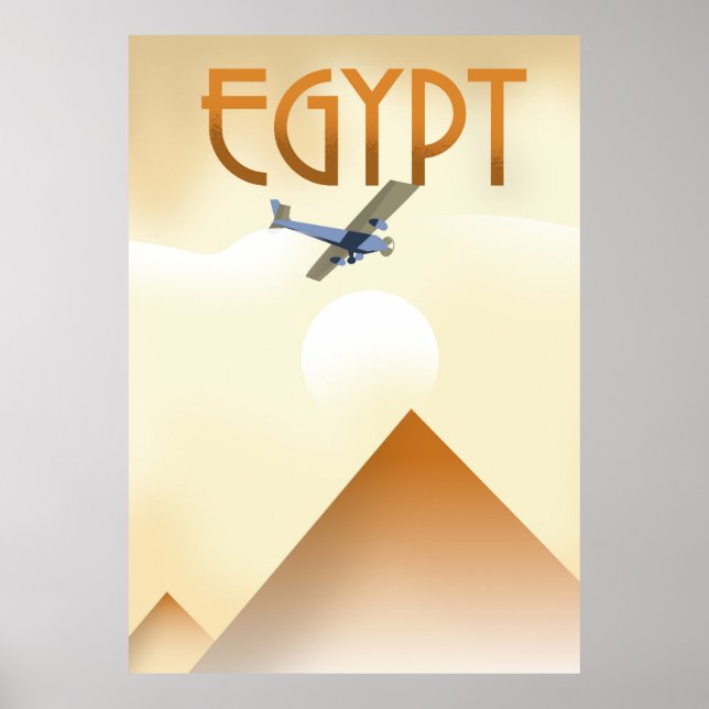 Egypte affiche de style Vintage (Devant)