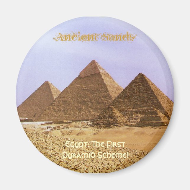 EGYPTE : Le premier aimant du schéma pyramidal (Devant)