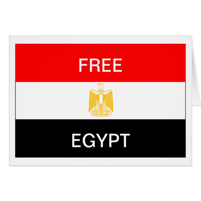 EGYPTE LIBRE (Devant horizontal)