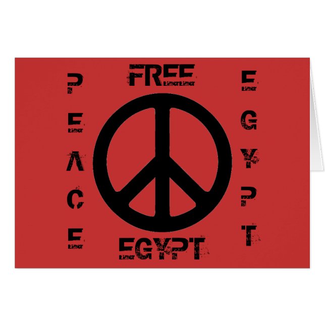 EGYPTE LIBRE PAIX EGYPTE (Devant horizontal)