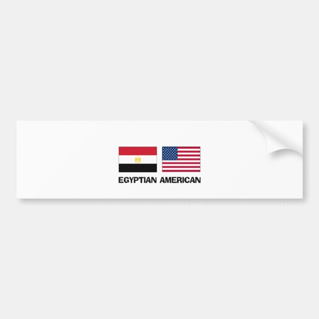 Egyptian American Bumper Sticker (Front)