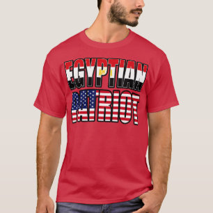 Egyptian American Patriot Pride Heritage Flag Gift T-Shirt