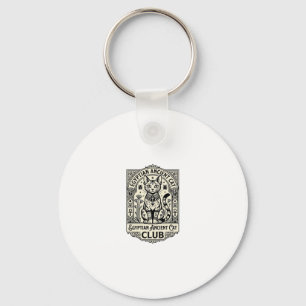 Egyptian Ancient Cat Funny Cat Graphic - Egyptian Keychain