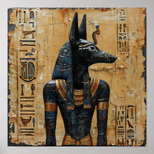 Egyptian Anubis Poster