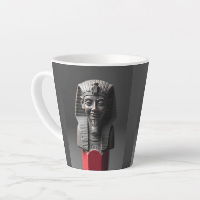 Egyptian art  latte mug (Left Angle)