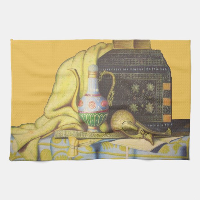 Egyptian Artifacts: Secrets of the Pharaohs Kitchen Towel (Horizontal)