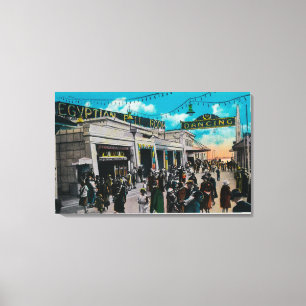 Egyptian Ball Room, Ocean Park Pier Canvas Print