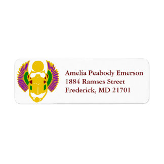 Egyptian Birthday Party Invitation Address Labels
