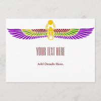 Egyptian Birthday Party Invitation - Simple