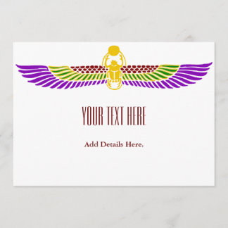 Egyptian Birthday Party Invitation - Simple